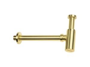 DEANTE syfon do umywalki okrągły złoto szczotkowane