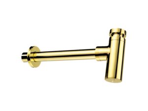 DEANTE syfon do umywalki okrągły złoty