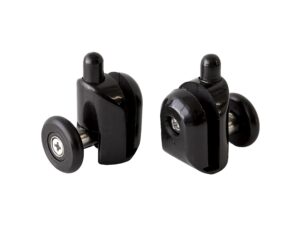 DEANTE rolki dolne wypinane do szyb 5 mm nero