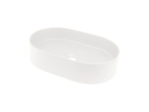 DEANTE umywalka granitowa owalna SILIA alabaster