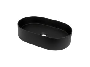 DEANTE umywalka granitowa owalna SILIA nero
